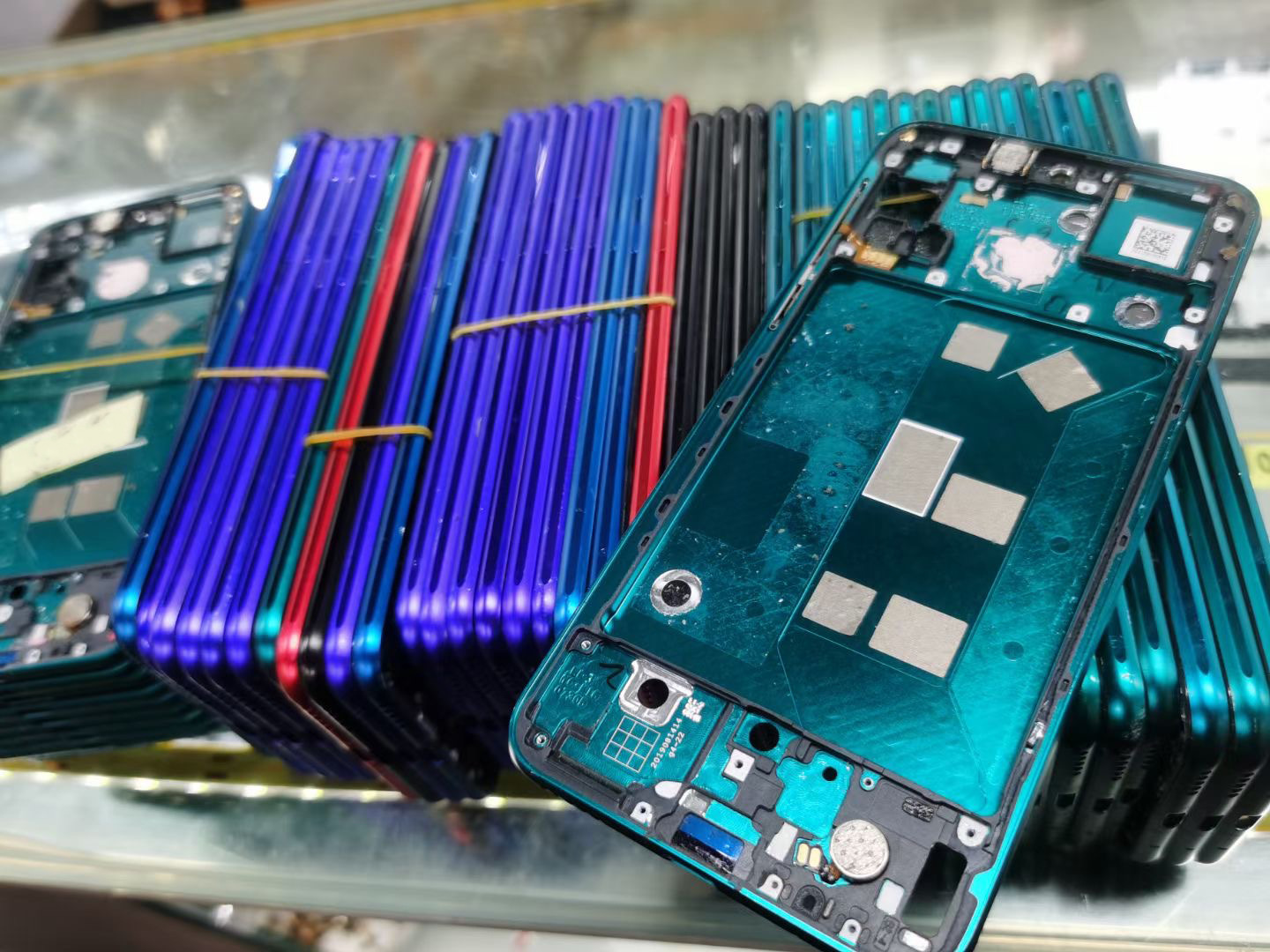 适用于华为nova5原拆机手机金属中框前壳边框配件5pro颜色齐全