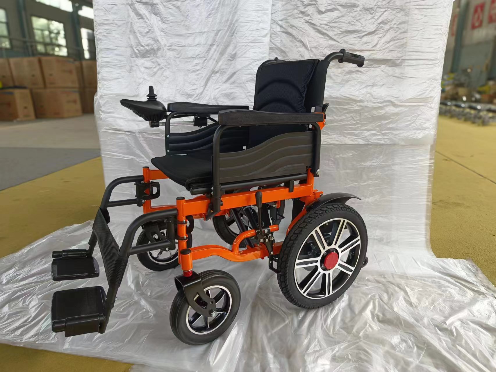 济康品牌 电动轮椅可折叠轻便老人残疾人全四轮代步车-阿里巴巴