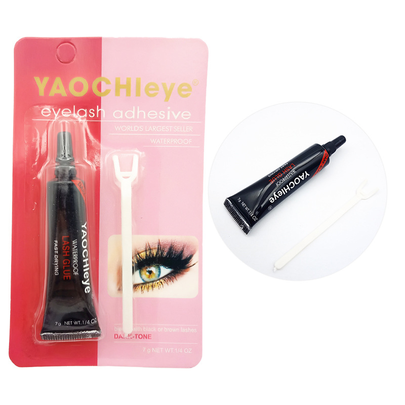 Yaochi False Eyelash Glue Transparent Texture Natural Multi-Purpose Double Eyelid Fixing Glue Factory Wholesale Quantity Discount