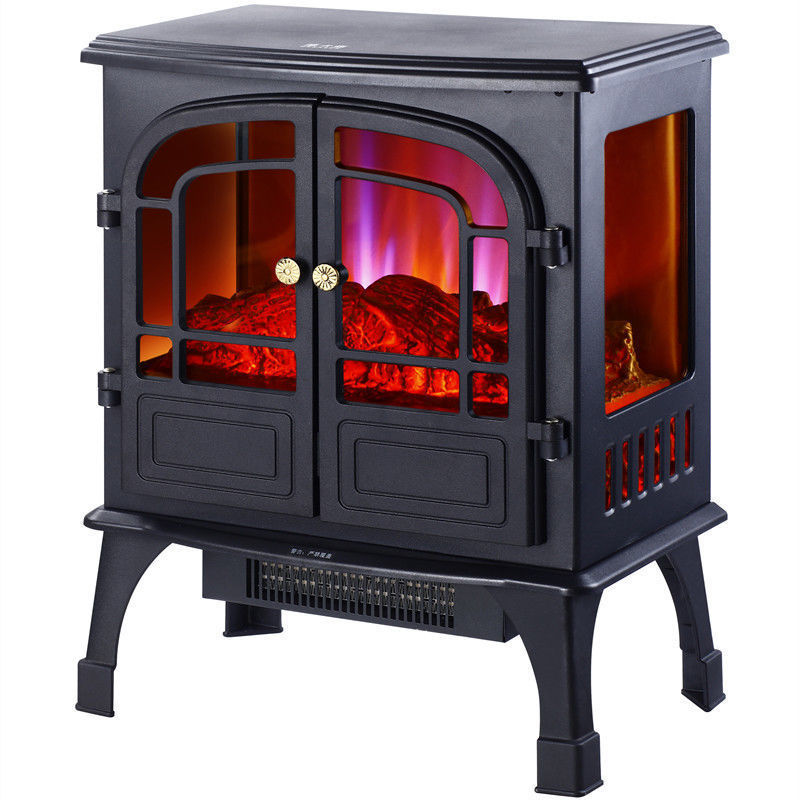 欧式取暖器家用电壁炉暧风机3d仿真火焰烤火炉卧室办公节能电暧气