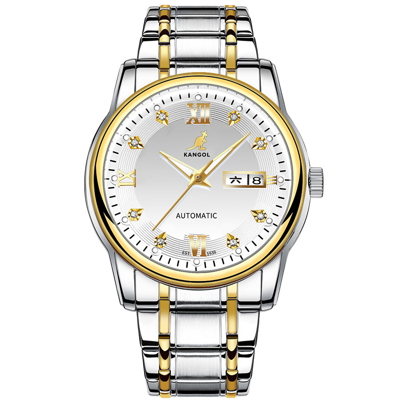 英国品牌坎戈尔袋鼠kangol全自动机械表男士手表学生防水-k110