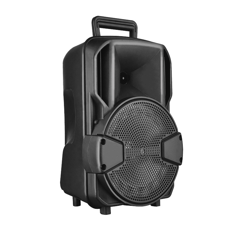 源头厂家8寸便携手提户外蓝牙音箱手推箱拉杆音响trolly speaker