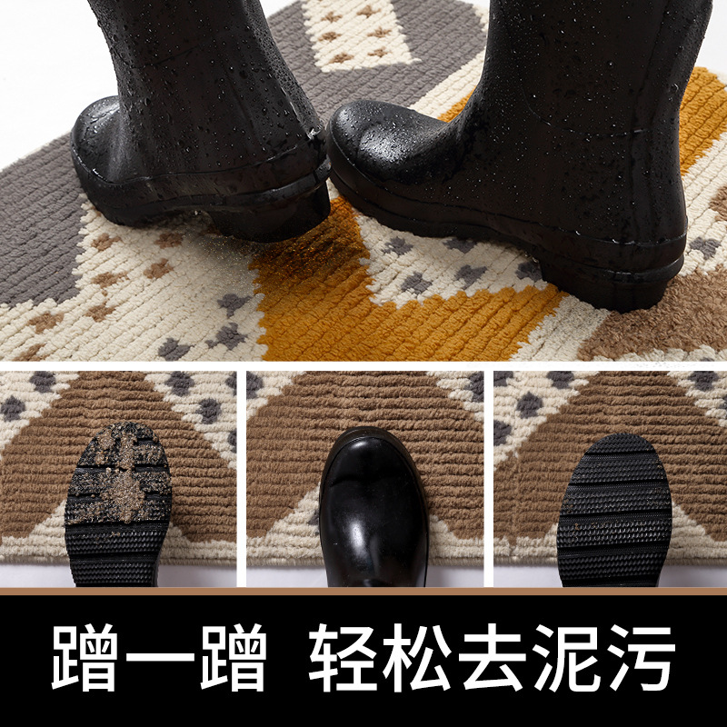 美式地垫家用易清洗脚踏垫子 进门入户欧式门垫可机洗可擦地板垫