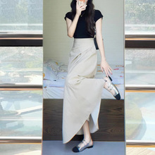 夏装搭配一整套时尚韩系舒适减龄盐系穿搭休闲港 风裙子两件套装