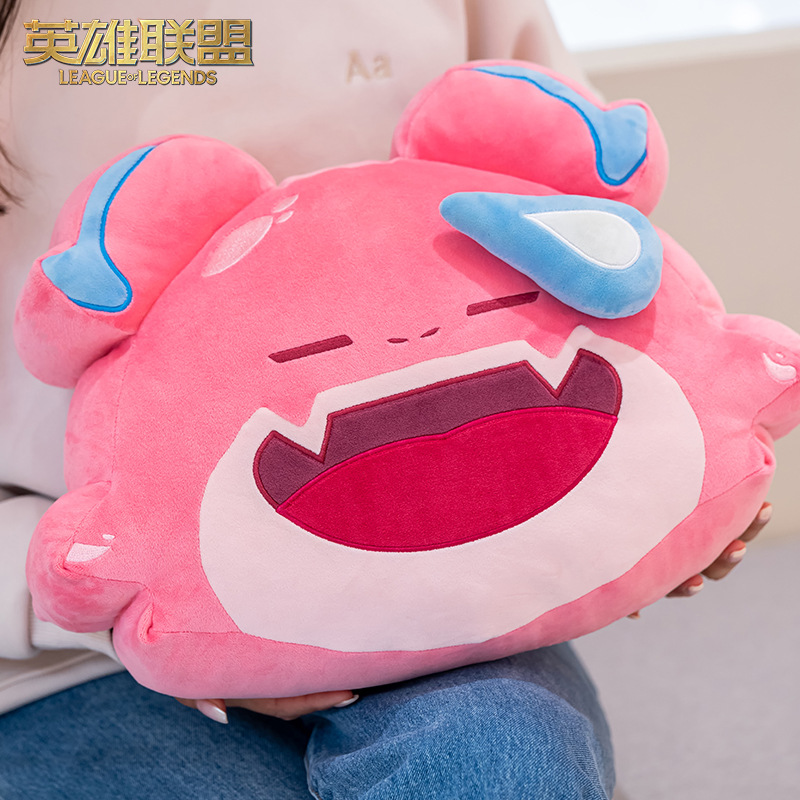 金铲铲之战 胖胖龙表情系列 毛绒抱枕可爱玩具靠垫游戏生活周边