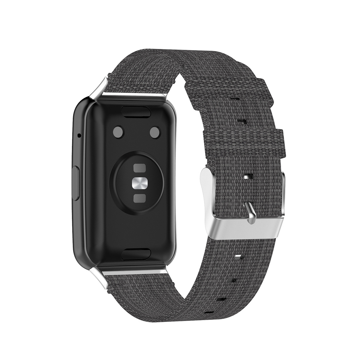 适用华为watch fit米兰尼斯表带不锈钢三珠带tia-b09尼龙编织表带