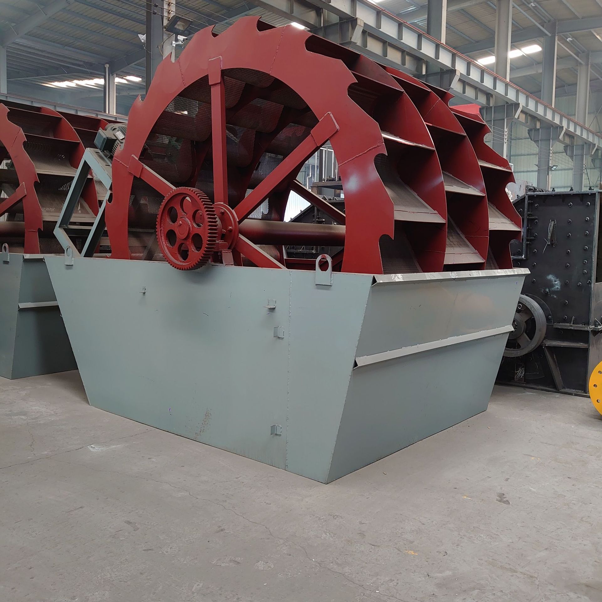2600型矿山水轮洗砂机 沙场砂石筛沙洗沙分离设备 多槽轮斗洗砂机