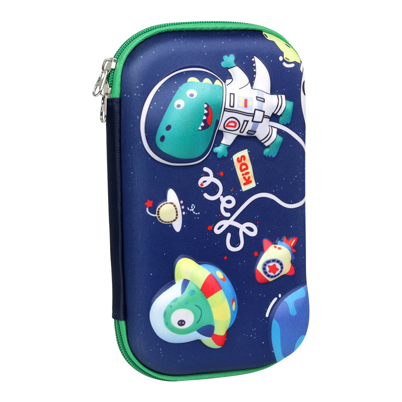 Factory Cartoon Elementary School Student 3d Pencil Case Children's Stationery Box Cute Boys and Girls Pencil Case Large Capacity Creative Pencil Case