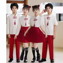 六一儿童大合唱服诗歌朗诵中国风汉服演出服饰中小学生运动会班服