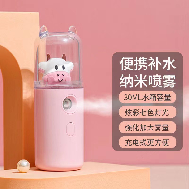 Water Replenishing Instrument Beauty Sprayer Facial Moisturizing Mini Humidifier