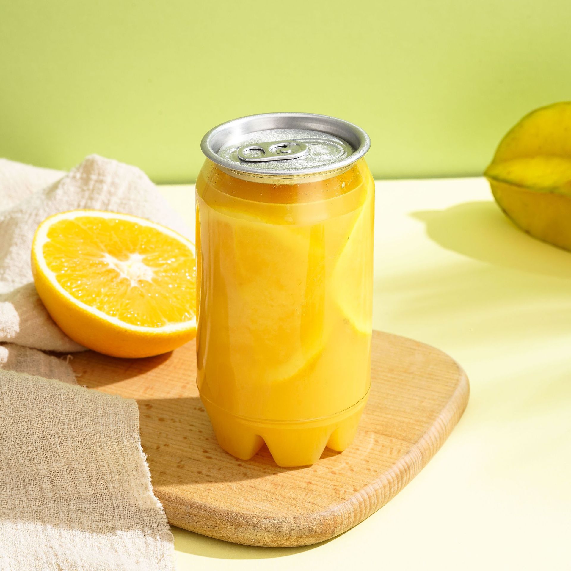 易拉罐封口杯 pet透明包装塑料瓶一次性奶茶店饮料打包密封空罐子