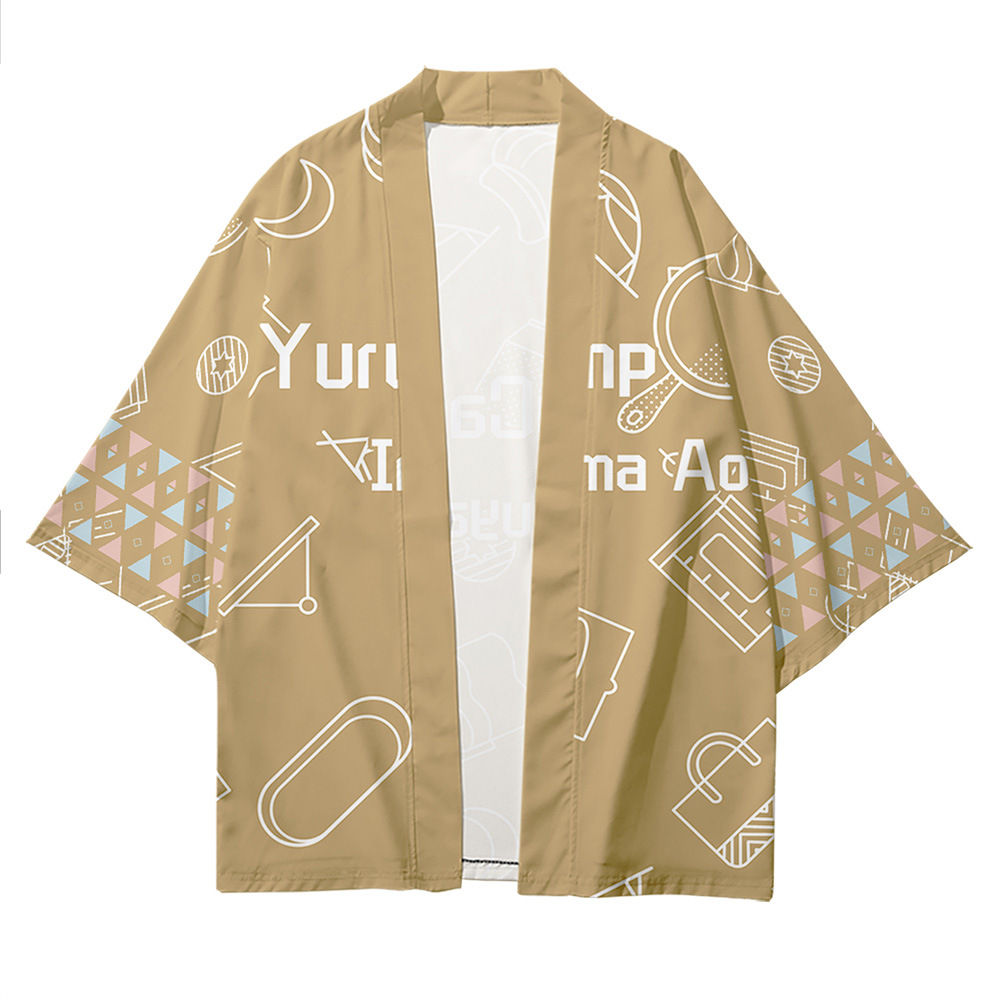 2021秋冬新款 摇曳露营 动漫服羽织舞蹈服和服数码印花 支持定制