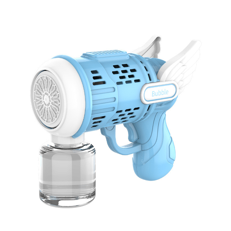 Tiktok Lock and Load Spray 15-Hole Automatic Bubble Gun Gatling Electric Bubble Maker Children's Toy Night Market Stall Wholesale