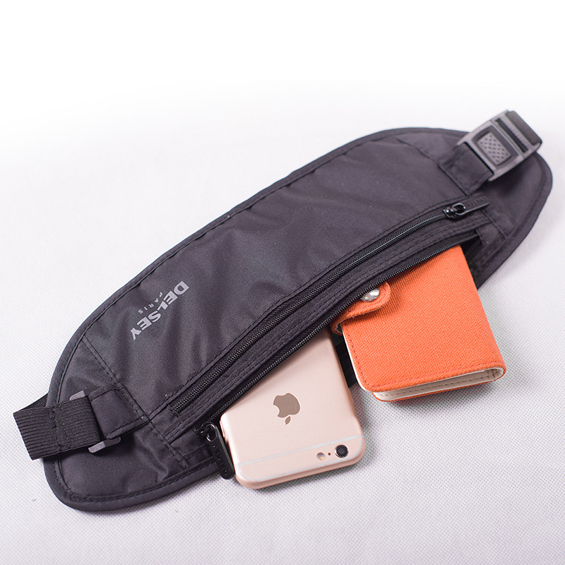 运动贴身跑步腰包护照证件腰包旅行机票证件零钱腰包运动手机腰包