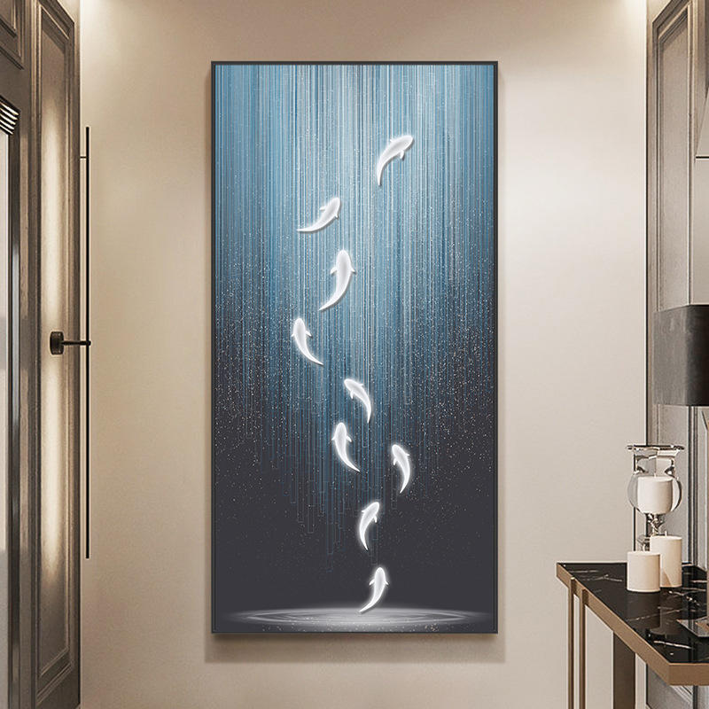 20件起订良好生产环境挂画油画布喷绘锯切深度验厂72