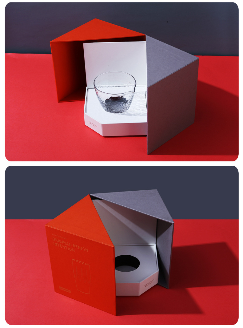 双开门礼盒定制 包装盒礼盒厂家直定 商务礼品包装盒杯子礼盒定制