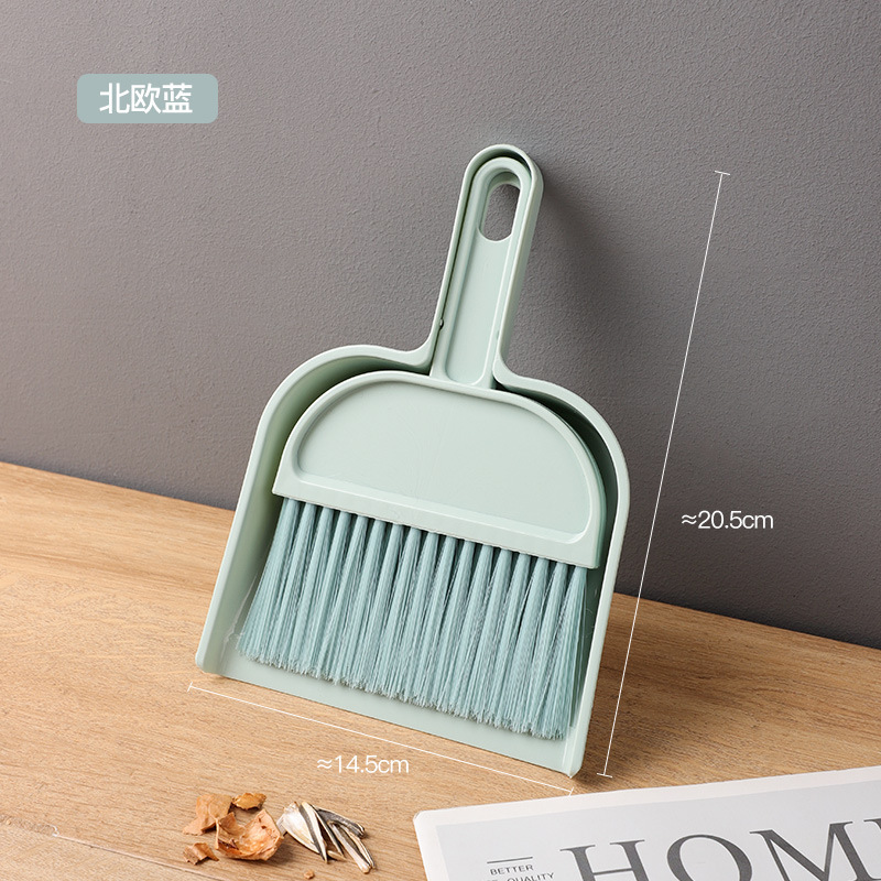 Broom Dustpan Suit Small Household Mini Desktop Dust Soft Hair Bed Brush Cleaning Window Sill Brush for Children