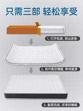 BTV4真空压缩卷包弹簧乳胶床垫18cm厚榻榻米家用席梦思大床垫2米x
