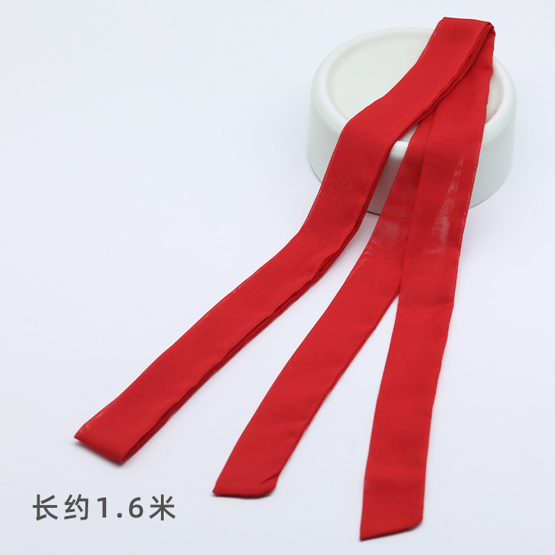 Antique Hair Band Ancient Costume Girl's Accessories Chiffon Ribbon Headdress for Han Chinese Clothing Ancient Hair Tie Hair Rope Bow Ribbon