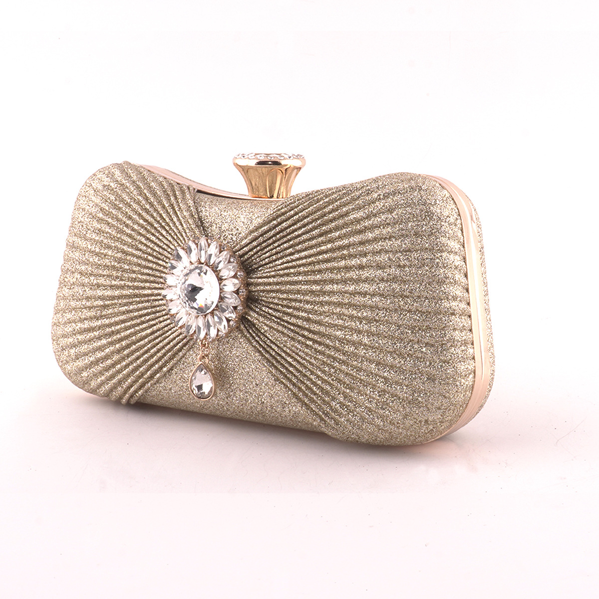 彩月经典女士手拿包公主包派对晚宴会包袋新娘结婚伴娘礼服旗袍包