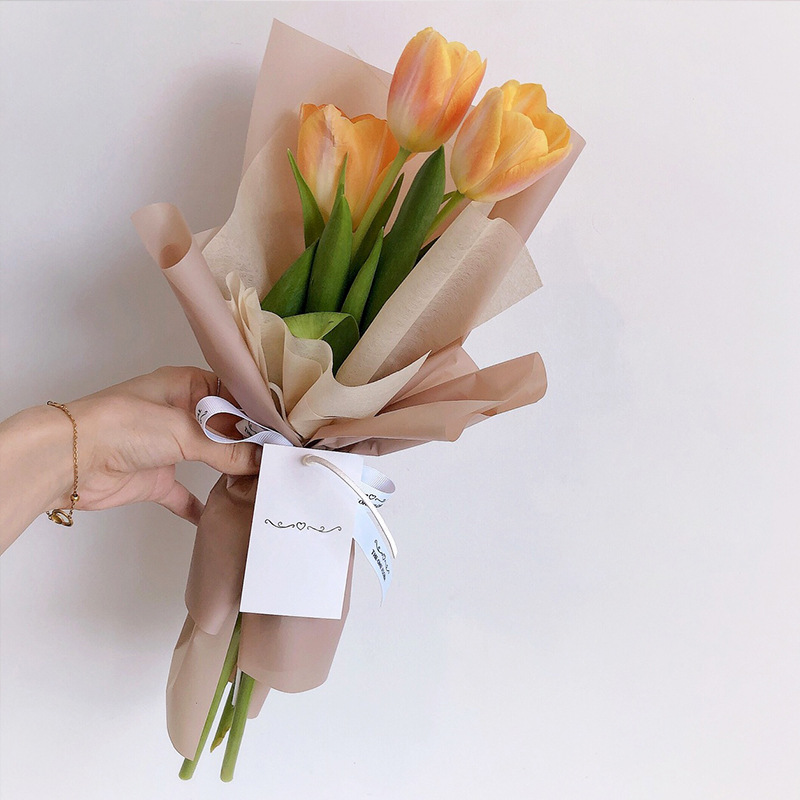 高易柔感牛奶棉纸包花纸花束内衬纸鲜花花束花艺包装材料花店用品