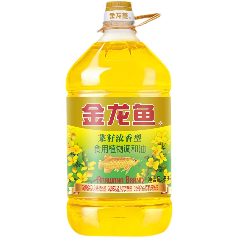 金龙鱼菜籽浓香型调和油5l/桶食用植物调和油炒菜大桶装-阿里巴巴