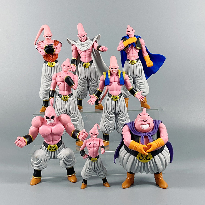七龙珠全形态大号肌肉魔人布欧手办模型gk胖布欧动漫摆件公仔跨境