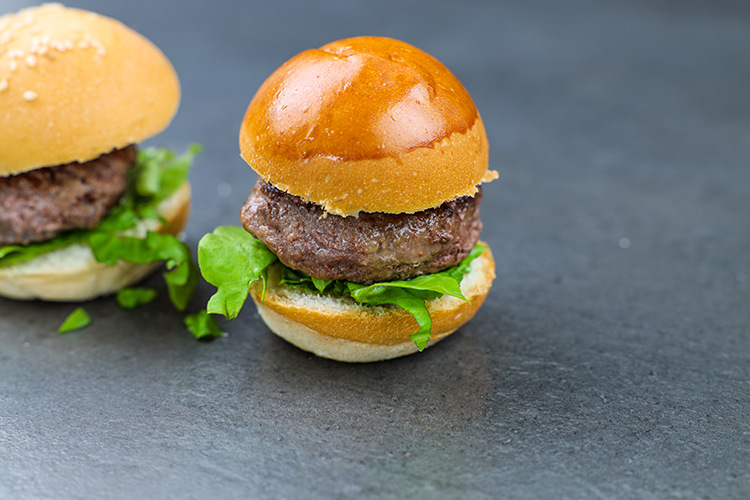 美国安格斯迷你牛肉饼迷你汉堡专用西餐家庭600克