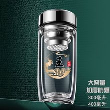 水杯2024新款鹅蛋杯玻璃杯水晶杯个性户外便携车载水杯子泡茶