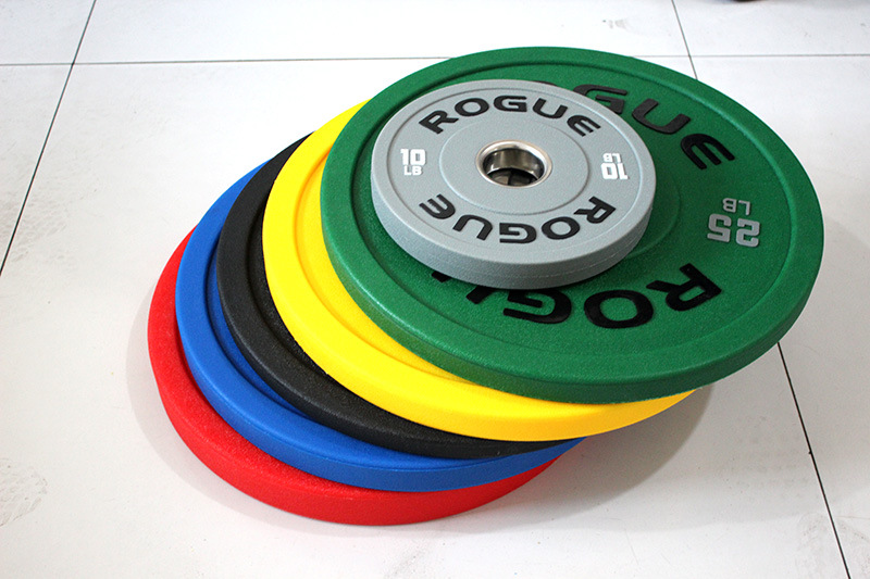 竞技杠铃片卧推深蹲杠铃cpu彩色rogue竞赛竞技杠铃片competition