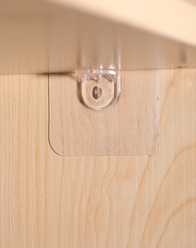 日式衣柜免钉层板托 无痕粘胶隔板支撑架修复衣柜层板掉落 4只装