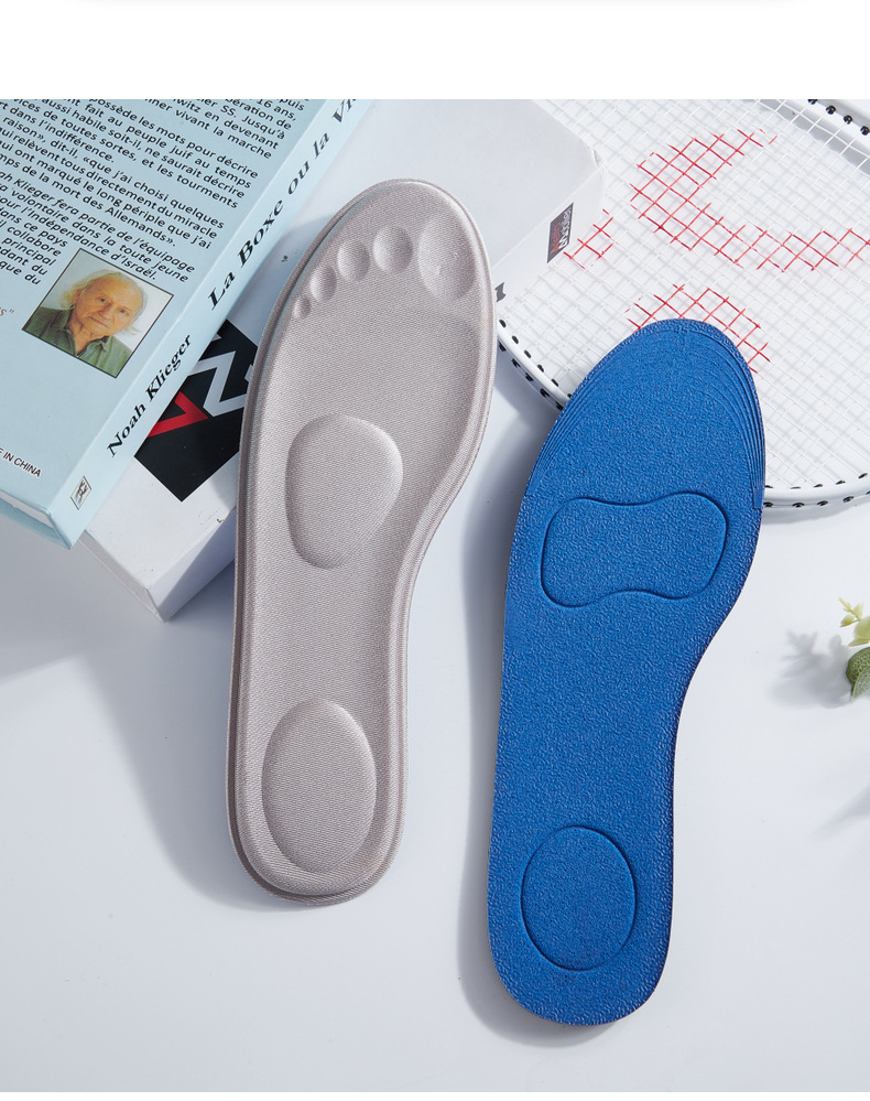 军训鞋垫软底夏季薄款舒适透气防臭吸汗软板鞋小白鞋运动鞋垫