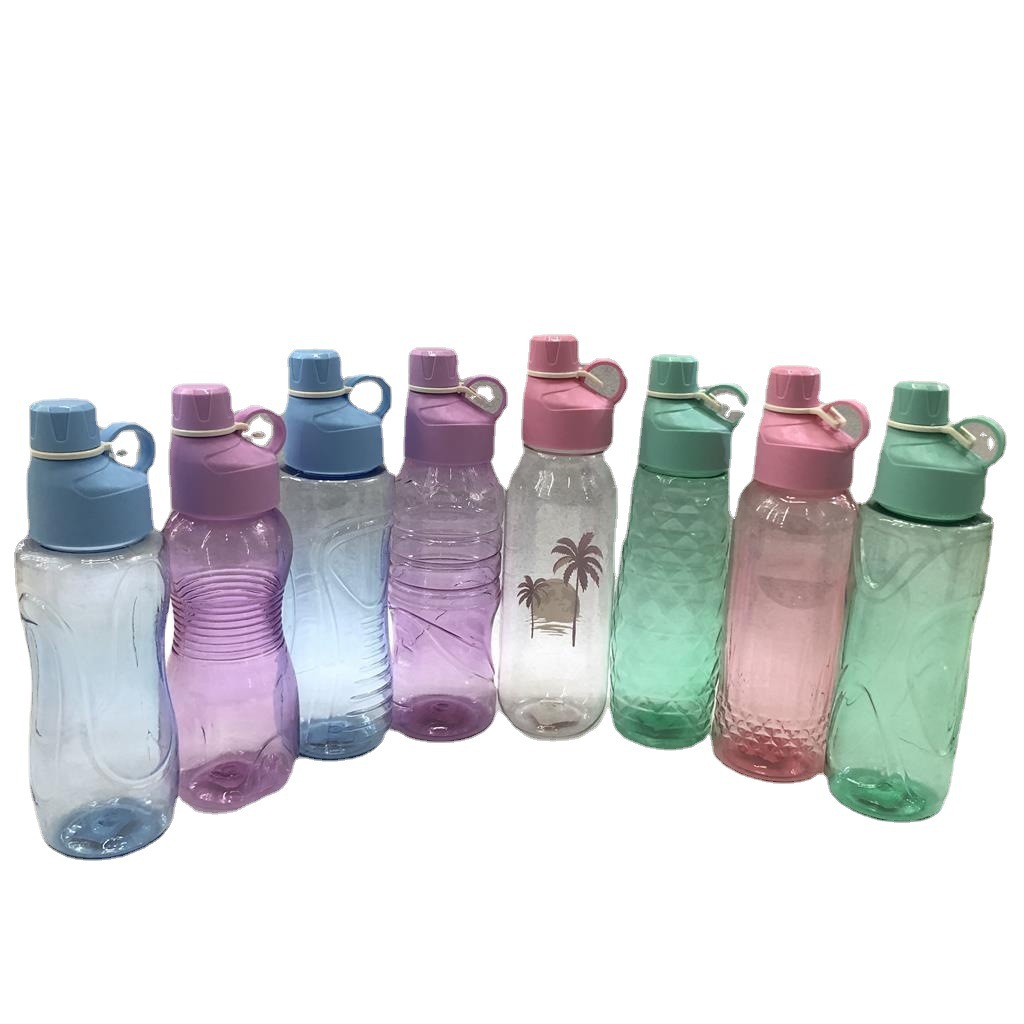 creative small mouth cover tumbler fashion big belly square sports bottle cold water sealed sports kettle rs-201575