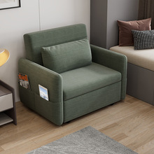 单人沙发床两用折叠小户型伸缩坐卧多功能客厅新款灯芯绒布沙发床