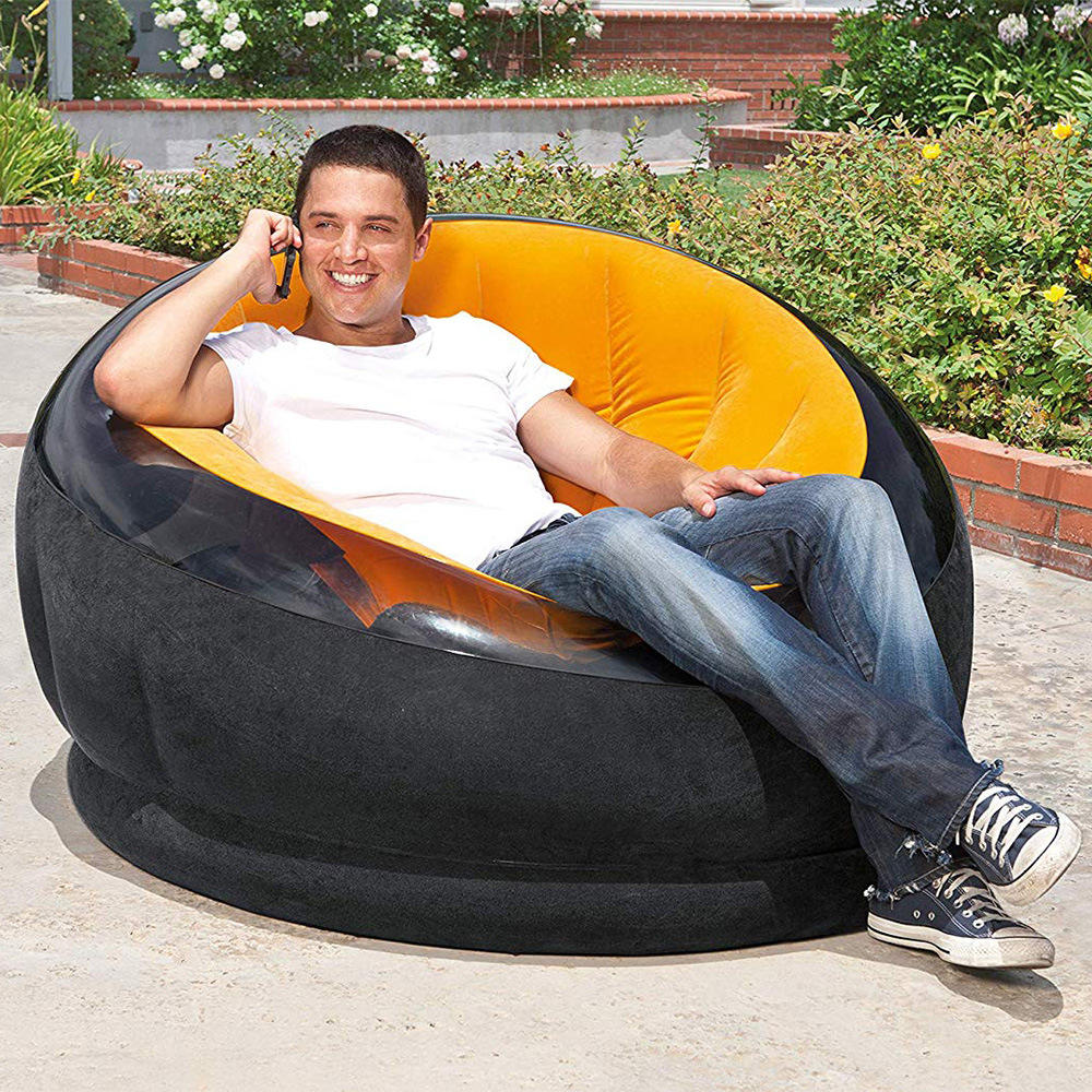 空气沙发源头厂家定制水上充气沙发s形人体工学水上躺椅懒人沙发推荐