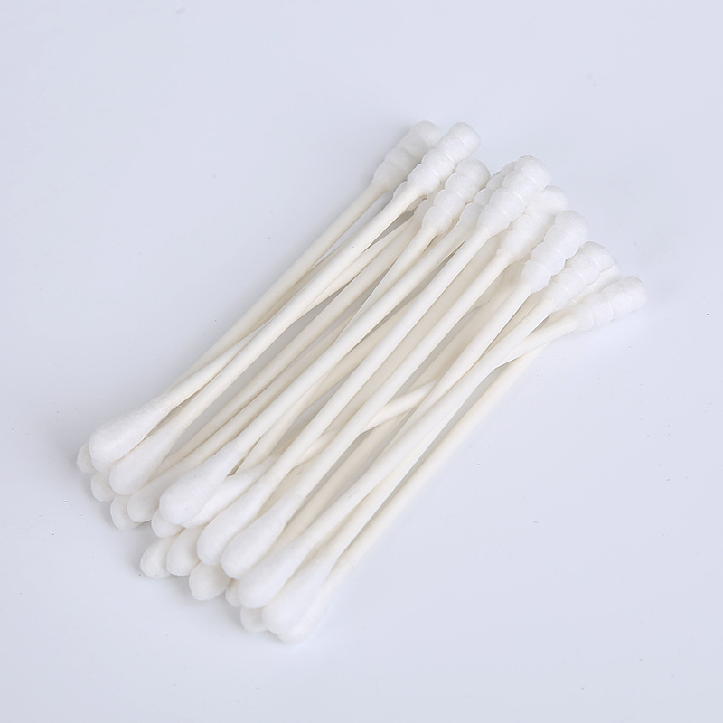 Boxed Double-Head Cotton Swabs Ear Removing Makeup Disinfection Degreasing Cotton Mainboard Disposable Pointed Head Home Tampon
