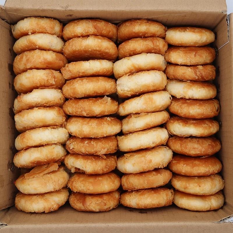 东北酥饼白糖馅手工小酥饼整箱散装小烧饼三盒18个包邮-阿里巴巴