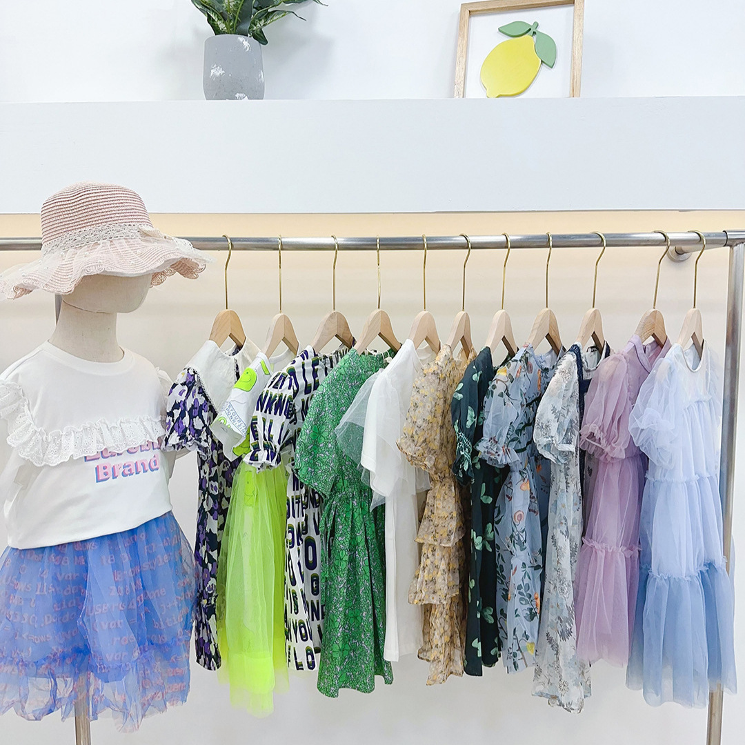 欧恰恰 番薯片夏季儿童t恤套装连衣裙杂款包品牌折扣童装尾货批发