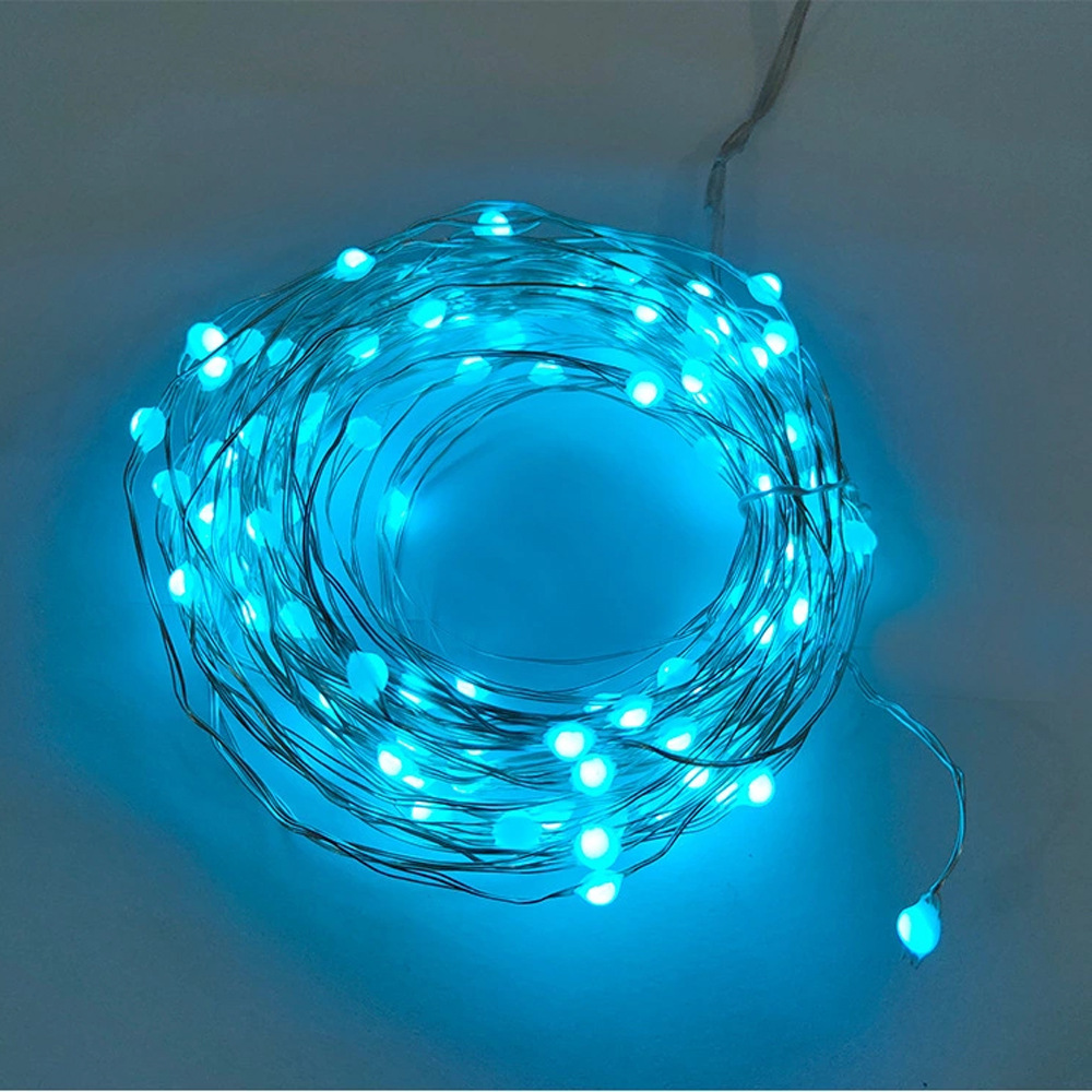 2021新款涂鸦wifi 遥控 usb点控幻彩铜线灯串led圣诞树花环灯串