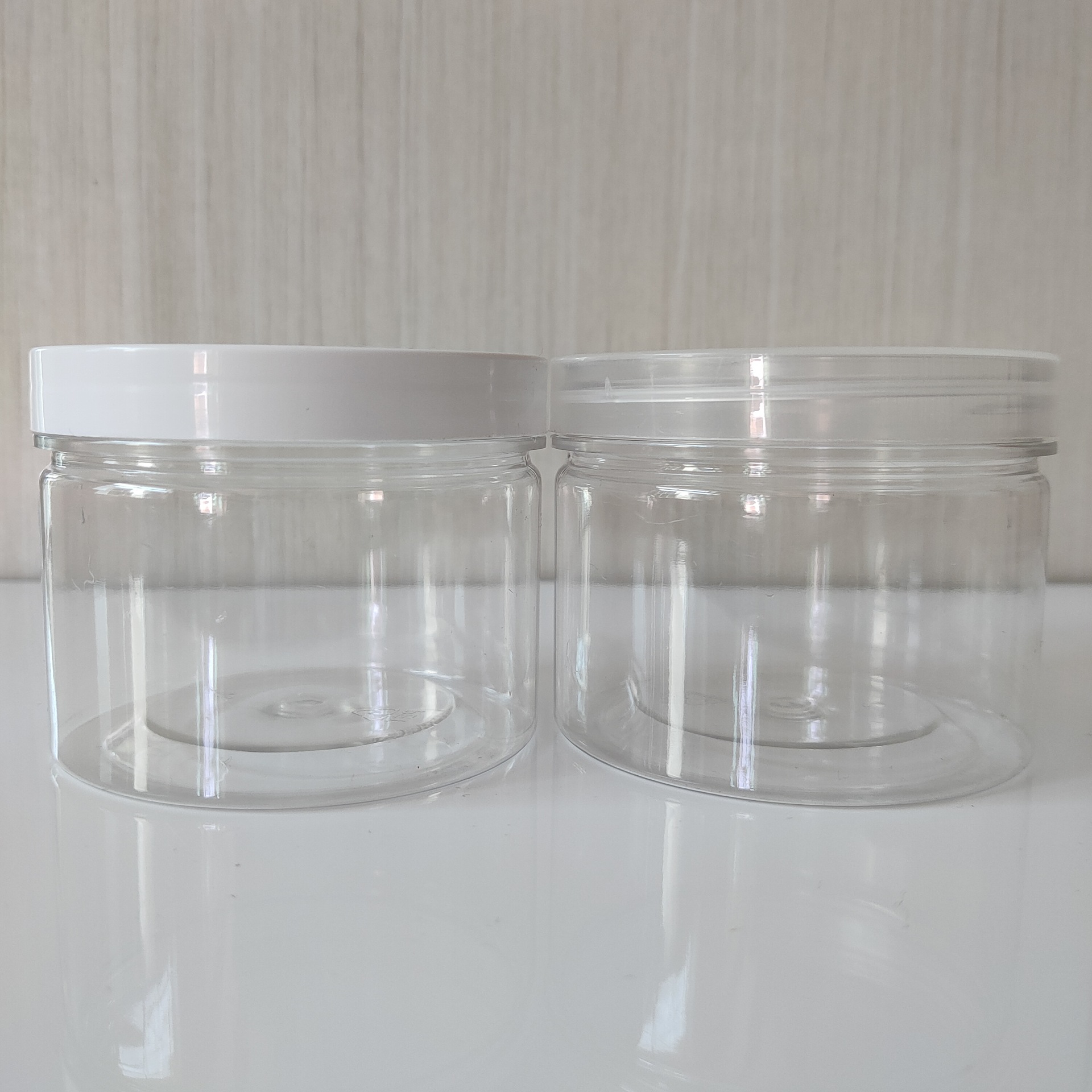 85*65透明食品塑料罐 pet饼干罐炒货花茶罐 水晶泥罐 现货