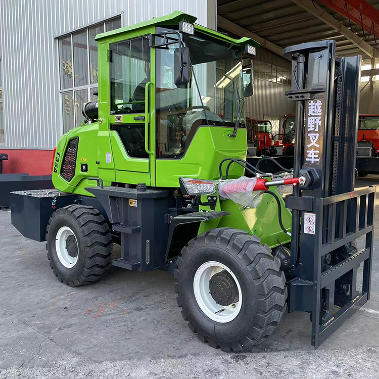 越野叉车 工地砖厂搬运车 3-5吨内燃式装卸车-阿里巴巴