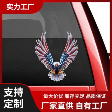 外贸tume特姆亚马逊汽车贴纸美国贴纸秃鹫车贴车身贴外国反光贴