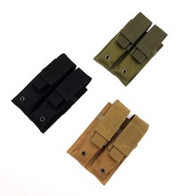 亚马逊热卖新款小号双联弹夹袋 户外多功能附件挂包战术背心配件