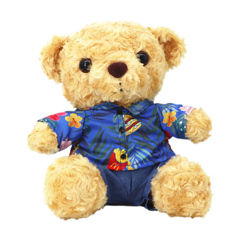 【毛绒玩具定制】企业logo礼品麦当劳小熊 泰迪熊校服熊公仔订做
