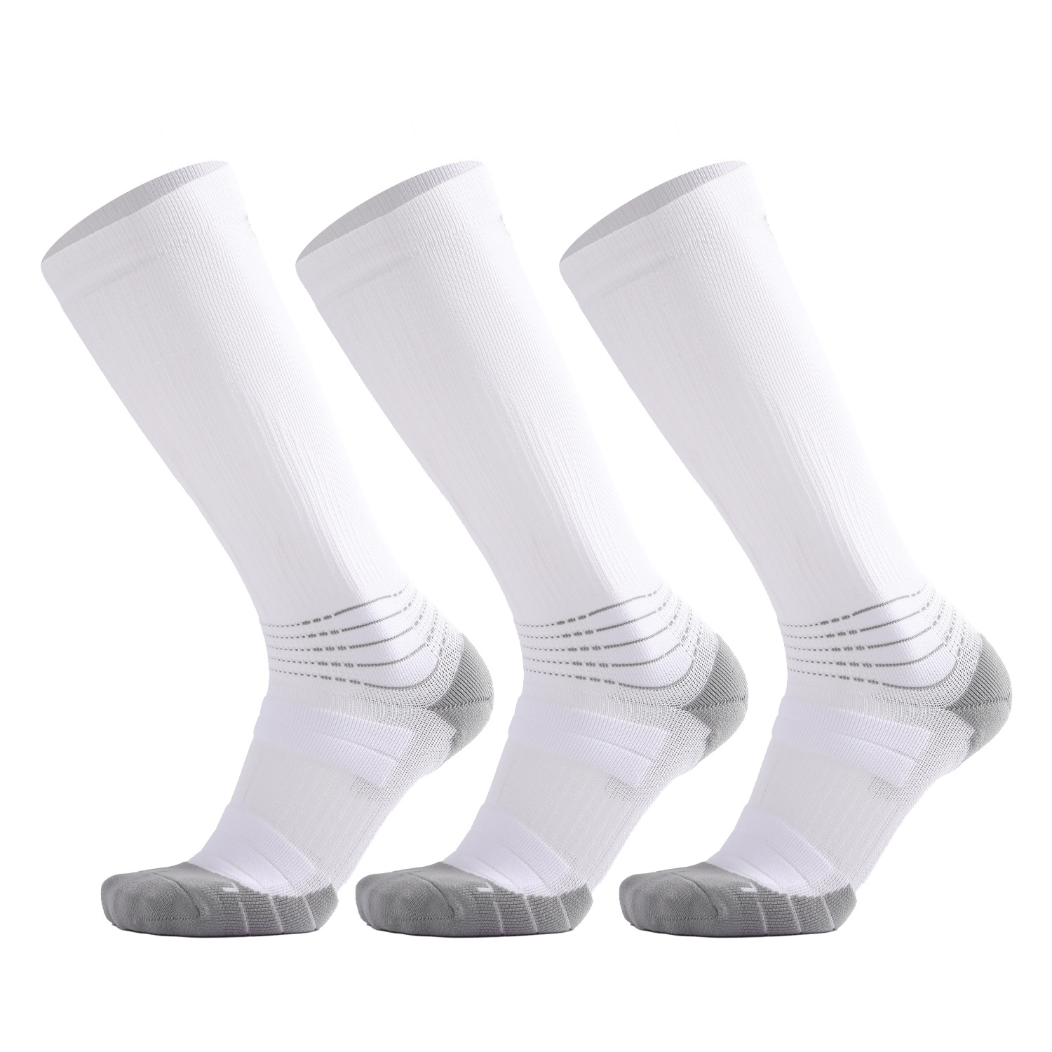 Men's and Women's Running Sports Foreign Trade Socks European and American Elastic Soccer Socks Long Tube Tail Boots Pressure Socks Men's Custom