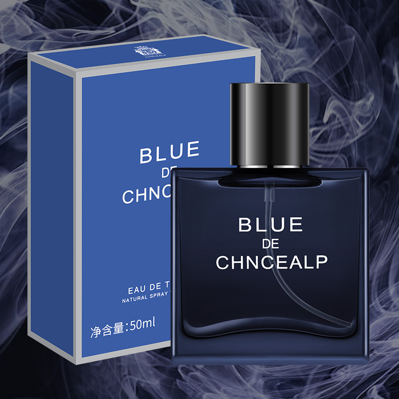 Online Popular Di Xianger Blue Men's Perfume Ocean Fragrance Cologne Gentleman Long-Lasting Light Fragrance Men's Flavor Wholesale