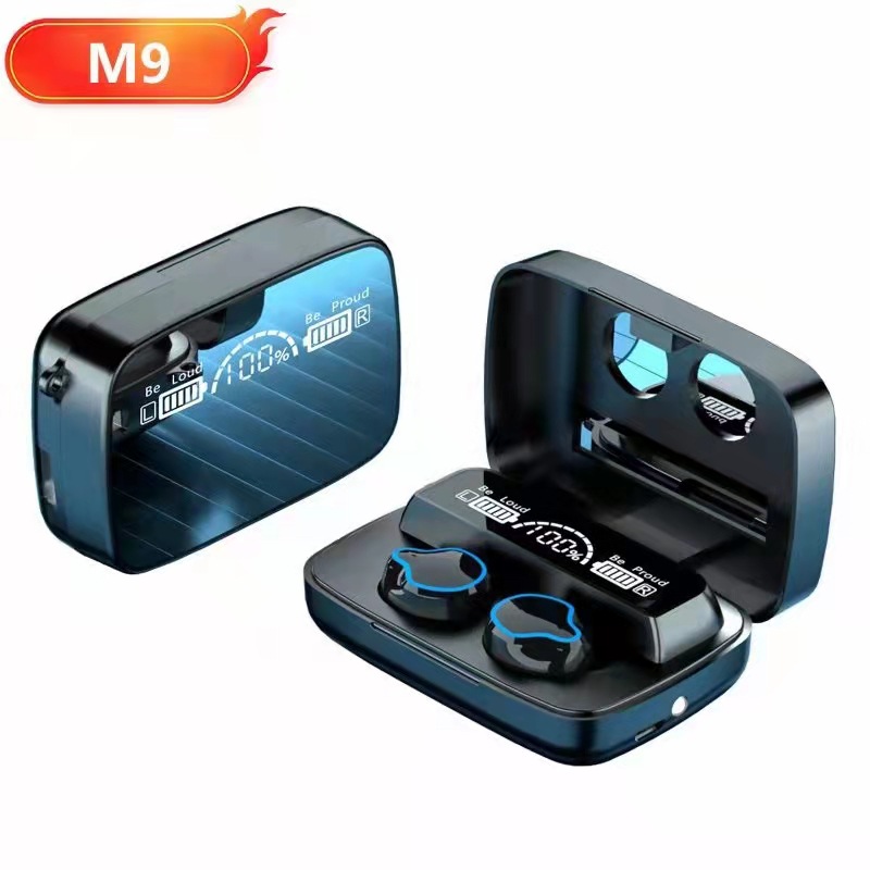 Cross-Border New Private Model F9-5C M10 Wireless Bluetooth Headset 5.3 E-Sports Games TWS Headset Factory Wholesale