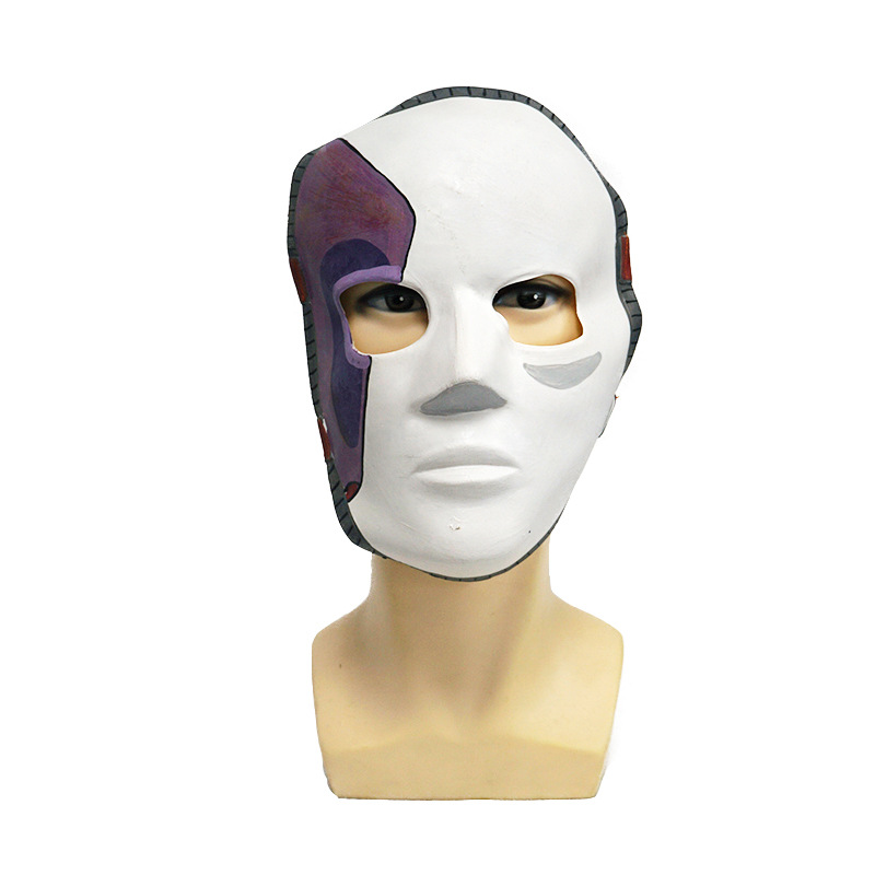 Amazon Hot Sale Sally Face Novelty Latex Mask Role Play Half Face Party Performance Props Wholesale