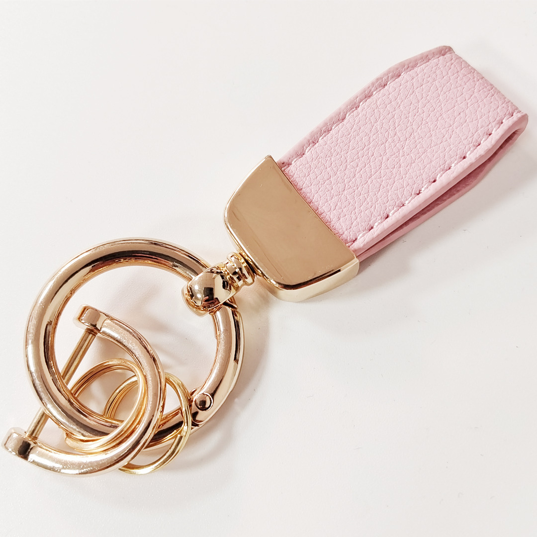 Cross-Border New Arrival Candy Color Key String Beautiful Girl Keychain Small Jewelry Cute Key Ring