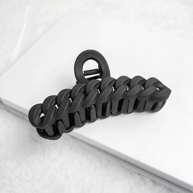 Korean Style Chain Grip Shark Clip Simple All-Match Back Head Hairpin Ponytail Hairpin Barrettes Hair Claw Hair Accessories